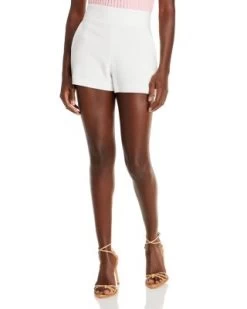 Donald High Waist Shorts - Alice And Olivia