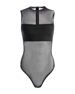 Nichol Mock Neck Sleeveless Bodysuit - Alice And Olivia 13 Nichol Mock Neck Sleeveless Bodysuit - Alice And Olivia -Alice And Olivia 12383479 fpx