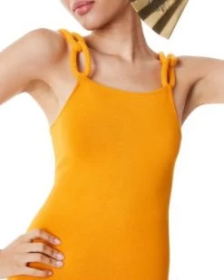 Alina Chain Strap Midi Tank Dress - Alice And Olivia -Alice And Olivia 12764538 fpx