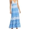 Karolina Printed Halter Dress - Alice And Olivia