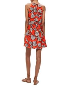 Quinn Sleeveless Braided Trim Mini Dress - Alice And Olivia -Alice And Olivia 12924592 fpx