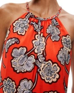 Quinn Sleeveless Braided Trim Mini Dress - Alice And Olivia -Alice And Olivia 12924595 fpx