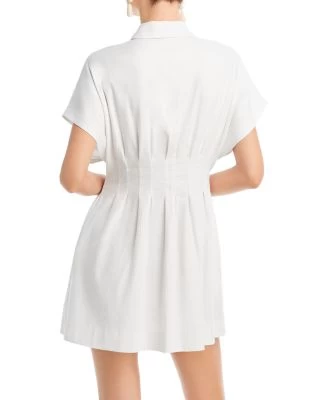 Lilliana Pleated Mini Shirt Dress - Alice And Olivia 4 Lilliana Pleated Mini Shirt Dress - Alice And Olivia - Image 2