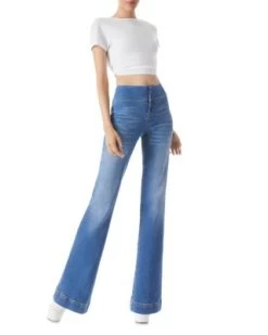 Olivia High Rise Flare Jeans In Best Intentions - Alice And Olivia 12 Olivia High Rise Flare Jeans In Best Intentions - Alice And Olivia -Alice And Olivia 12950491 fpx