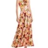 Dita Floral Halter Dress - Alice And Olivia
