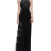 Ryn Slit Tulle Panel Gown - Alice And Olivia -Alice And Olivia 13002650 fpx