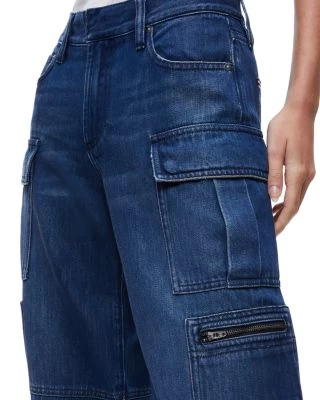 Cay High Rise Cargo Wide Leg Jeans In Lovetrain - Alice And Olivia 5 Cay High Rise Cargo Wide Leg Jeans In Lovetrain - Alice And Olivia - Image 3