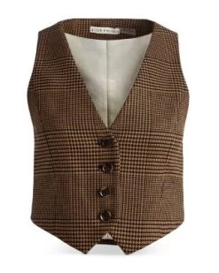 Donna Cropped Vest - Alice And Olivia -Alice And Olivia 13008485 fpx