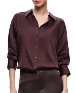 Finely Oversized Blouse - Alice And Olivia -Alice And Olivia 13015496 fpx