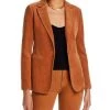 Macey Notch Collar Fitted Blazer - Alice And Olivia