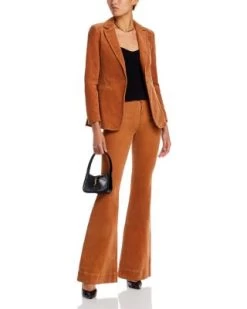 Beautiful High Rise Flare Corduroy Pants - Alice And Olivia -Alice And Olivia 13033268 fpx