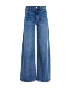Trish Mid Rise Baggy Jeans In Broklyn Blue - Alice And Olivia -Alice And Olivia 13036833 fpx