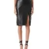 Siobhan Faux Wrap Pencil Skirt - Alice And Olivia -Alice And Olivia 13036867 fpx