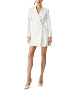 Kyrie Tuxedo Dress - Alice And Olivia -Alice And Olivia 13036888 fpx