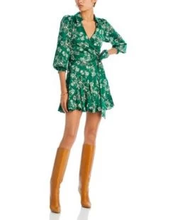 Alisa Wrap Dress - Alice And Olivia 8 Alisa Wrap Dress - Alice And Olivia -Alice And Olivia 13036932 fpx