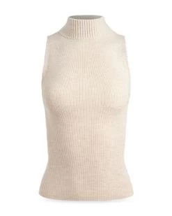 Darcey Ribbed Merino Wool Sweater Tank - Alice And Olivia -Alice And Olivia 13050463 fpx