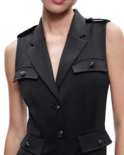 Phillis Sleeveless Utility Romper - Alice And Olivia -Alice And Olivia 13050467 fpx