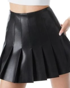 Carter Faux Leather Mini Skirt - Alice And Olivia -Alice And Olivia 13052053 fpx