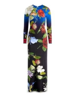 Delora Open Back Floral Maxi Dress - Alice And Olivia -Alice And Olivia 13052088 fpx