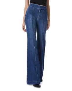 Dylan High Waist Wide Leg Jeans In Lovetrain - Alice And Olivia -Alice And Olivia 13052162 fpx