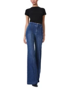 Dylan High Waist Wide Leg Jeans In Lovetrain - Alice And Olivia -Alice And Olivia 13052179 fpx