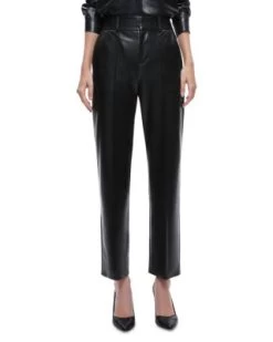 Ming Faux Leather Ankle Pants - Alice And Olivia -Alice And Olivia 13053140 fpx