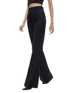 Oliver High Rise Flare Pinstripe Pants - Alice And Olivia -Alice And Olivia 13053154 fpx