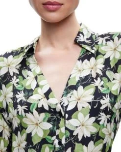 Julius Floral Print Blouse - Alice And Olivia -Alice And Olivia 13053166 fpx