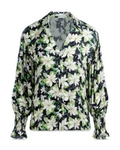 Julius Floral Print Blouse - Alice And Olivia -Alice And Olivia 13053167 fpx