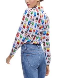 Willa Silk Button Down Blouse - Alice And Olivia -Alice And Olivia 13054976 fpx