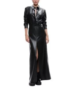 Rye Faux Leather Maxi Skirt - Alice And Olivia -Alice And Olivia 13073511 fpx