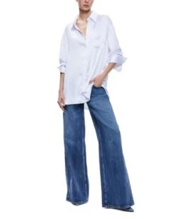 Finely Oversized Blouse - Alice And Olivia -Alice And Olivia 13073552 fpx