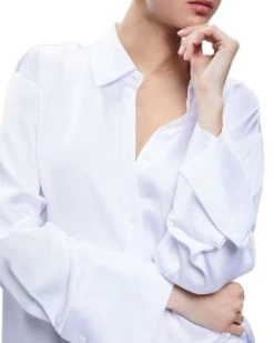 Finely Oversized Blouse - Alice And Olivia -Alice And Olivia 13073562 fpx