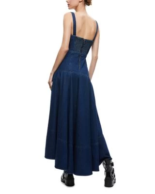 Donella Denim Bustier High/Low Dress - Alice And Olivia 5 Donella Denim Bustier High/Low Dress - Alice And Olivia - Image 3