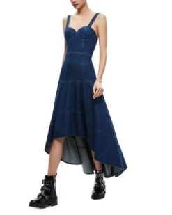 Donella Denim Bustier High/Low Dress - Alice And Olivia 11 Donella Denim Bustier High/Low Dress - Alice And Olivia -Alice And Olivia 13073708 fpx