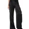 Joette Satin Wide Leg Cargo Pants - Alice And Olivia