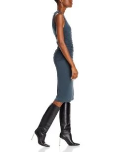 Derika Ruched Midi Dress - Alice And Olivia 11 Derika Ruched Midi Dress - Alice And Olivia -Alice And Olivia 13080269 fpx