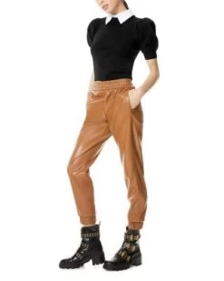 Chase Puff Sleeve Merino Wool Sweater - Alice And Olivia -Alice And Olivia 13085432 fpx