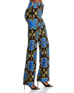 Teeny Printed Flared Pants - Alice And Olivia -Alice And Olivia 13117982 fpx