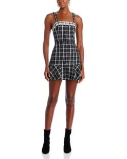 Kaidra Square Neck Dress - Alice And Olivia -Alice And Olivia 13117988 fpx