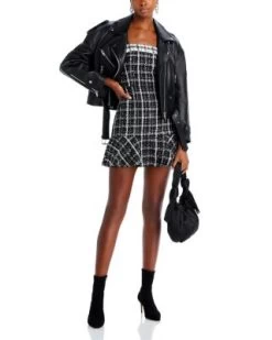 Kaidra Square Neck Dress - Alice And Olivia -Alice And Olivia 13117992 fpx