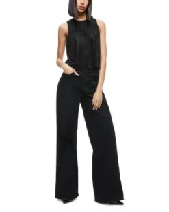 Angelina Embellished Net Tank - Alice And Olivia -Alice And Olivia 13121020 fpx