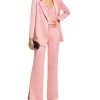 Karley Wrap Blazer & Side Split Pants - Alice And Olivia