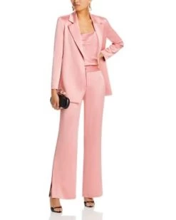 Karley Wrap Blazer & Side Split Pants - Alice And Olivia
