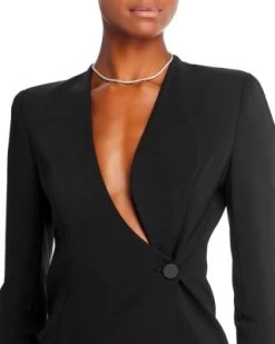 Guenda Curved Neck Dress - Alice And Olivia -Alice And Olivia 13139258 fpx