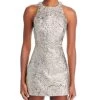 Dru Metallic Mini Dress - Alice And Olivia -Alice And Olivia 13139265 fpx