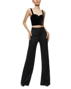 Jeanna Cropped Bustier Top - Alice And Olivia -Alice And Olivia 13142514 fpx