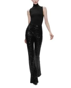 Lara Sequin Flared Pants - Alice And Olivia -Alice And Olivia 13156310 fpx