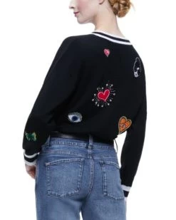 Wool Blend Gleeson Sweater - Alice And Olivia -Alice And Olivia 13156325 fpx