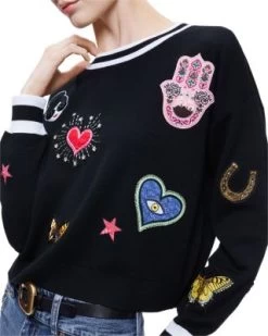 Wool Blend Gleeson Sweater - Alice And Olivia -Alice And Olivia 13156326 fpx